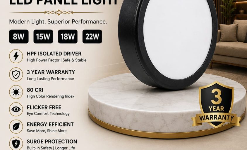 Best LED Panel Light Manufacturer in Konkan & MMR Premium LED Lighting Solutions in Mumbai Metropolitan Region